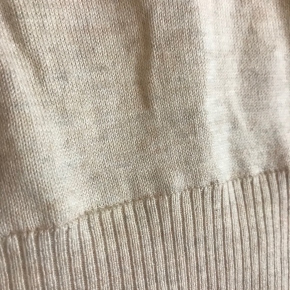 Lane Bryant Oatmeal Light Sweater w/Lace Trim - Picture 4 of 6